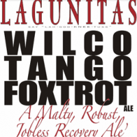 Lagunitas Wilco Tango Foxtrot Ale label
