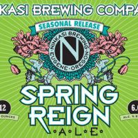 Ninkasi Spring Reign Ale label