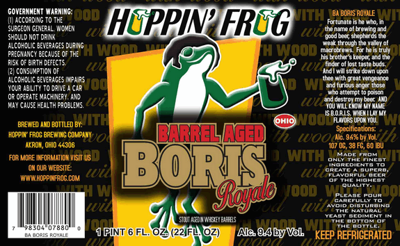 Hoppin Frog BORIS Royale, New Holland Rye Hatter coming soon | BeerPulse