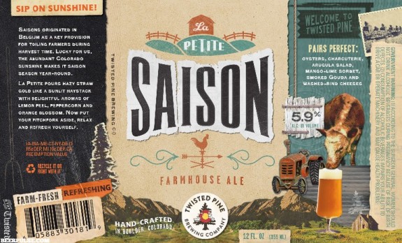 Twisted Pine La Petite Saison Farmhouse Ale