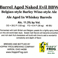 Hoppin' Frog Barrel Aged Naked Evil BBW