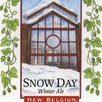 new belgium snow day label