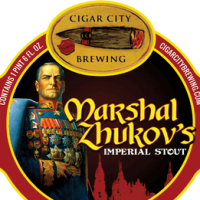 Cigar City Marshal Zhukov's Imperial Stout label