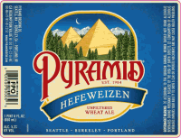 Pyramid Hefeweizen 22 oz Label