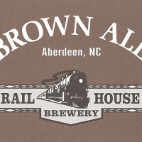 Rail House Brown Ale label