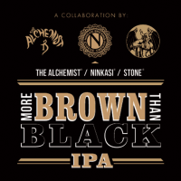 More Brown than Black IPA label
