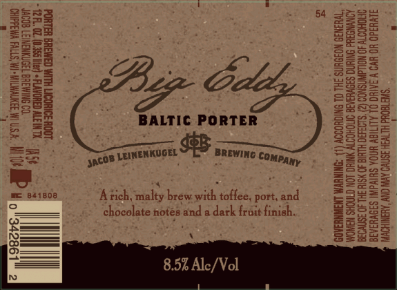 leinenkugel big eddy baltic porter