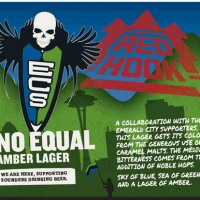 Redhook ECS No Equal Amber Lager label