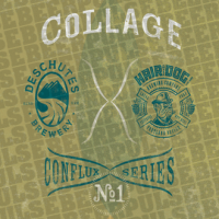 Collage Conflux No 1 Deschutes Boulevard label