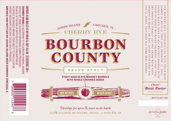 Goose Island Bourbon County Brand Cherry Rye Stout