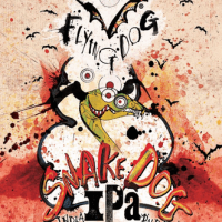 Flying Dog Snake Dog IPA label
