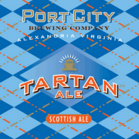 Port City Tartan Ale label