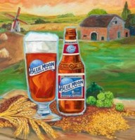 blue moon farmhouse red artwork