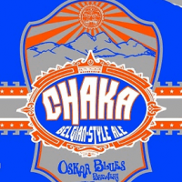 Chaka Belgian Ale label (Oskar Blues version with Sun King)