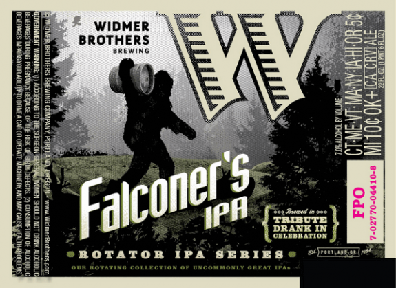 Widmer Brothers Falconer's IPA label