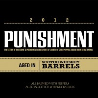 punishment aged in scotch whiskey barrels label