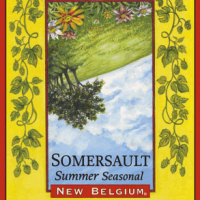 new belgium 2012 somersault ale label