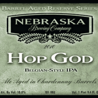 Nebraska Hop God Barrel-Aged Belgian IPA