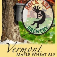 rock art vermont maple wheat ale label
