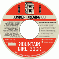 Bunker Mountain Girl Bock