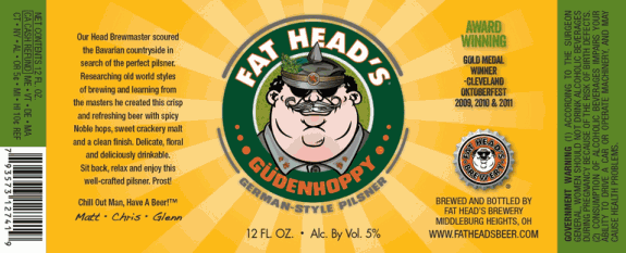 Fat Head's Güdenhoppy German Pilsner