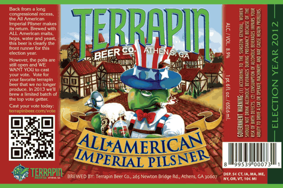 Terrapin All-American Imperial Pilsner 2012