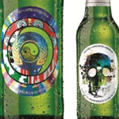 beck's bottle label art mia