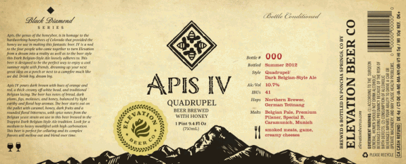 elevation apis iv label