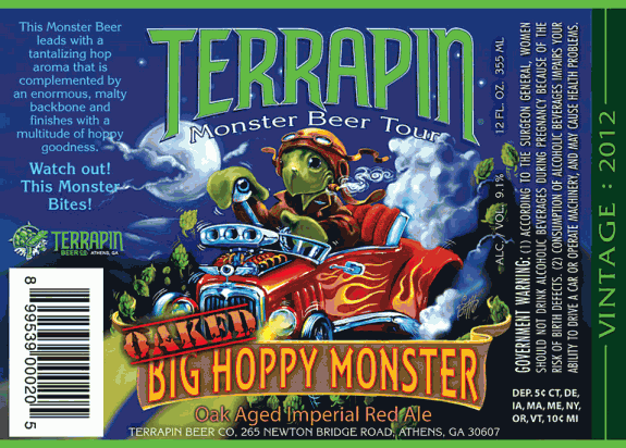 Terrapin Oaked Big Hoppy Monster Imperial Red Ale