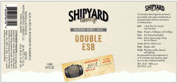 Shipyard Double ESB Bourbon Barrel-aged Ale