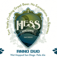 Hess Anno Duo Wet Hopped San Diego Pale Ale