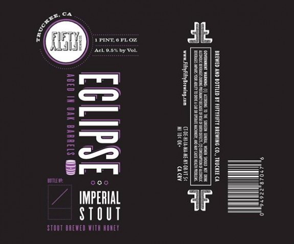 FiftyFifty Eclipse Barrel-Aged Imperial Stout label