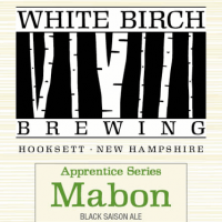 White Birch Mabon Black Saison
