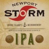 newport storm india point ale label