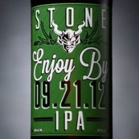 stone enjoy by 09.21.12 ipa