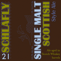 Schlafly Single Malt Whiskey Barrel-aged Scottish Ale