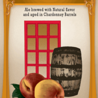 Mother Earth Peach Window Pane Chardonnay Wine Barrel-aged Double Wheat Ale