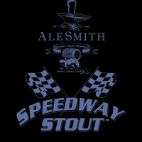 AleSmith Bourbon Barrel-aged Speedway Stout with Kopi Luwak Coffee label