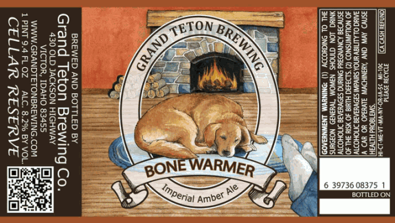 Grand Teton Bone Warmer Imperial Amber Ale
