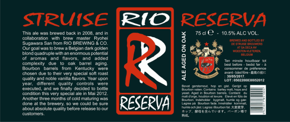 Struise Rio Reserva Oak-aged Belgian Ale