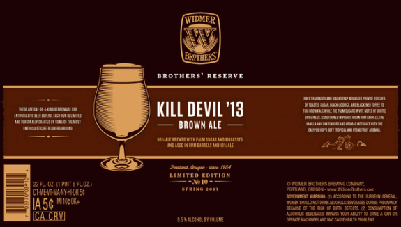 Widmer Brothers Kill Devil '13 Brown Ale