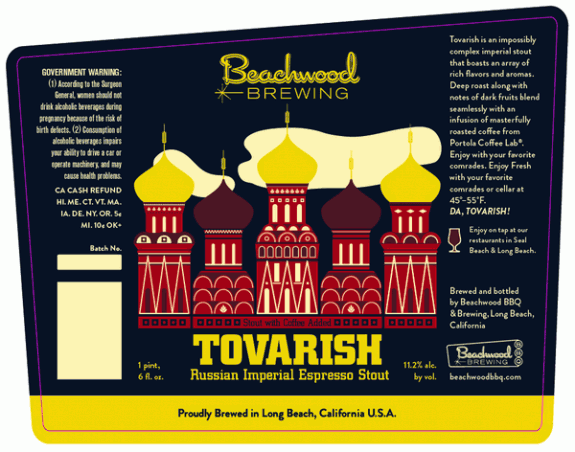 beachwood tovarish label