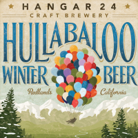 hangar 24 hullabaloo winter beer label