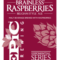 Epic Brainless Raspberries label