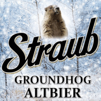 Straub Groundhog Altbier label