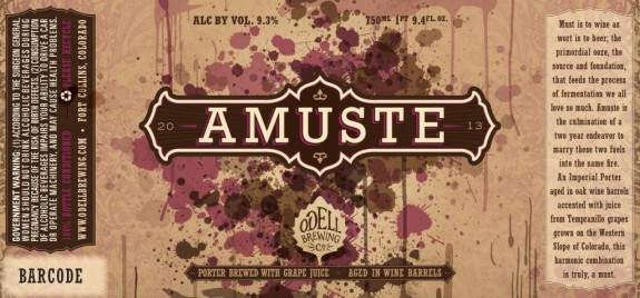 Odell Amuste Wine Barrel Aged Imperial Porter