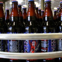 SweetWater The Gimp on the Bottling Line