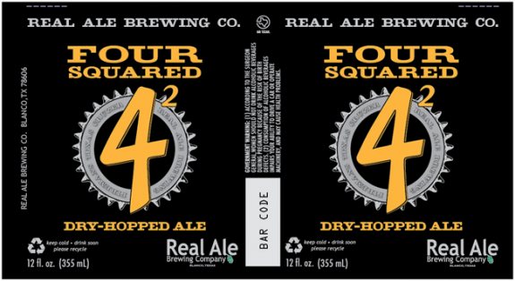 Real Ale Four Squared Dry-Hopped Ale