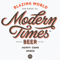 Modern Times Blazing World beer label