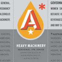 Austin Beerworks Heavy Machinery Black IPA